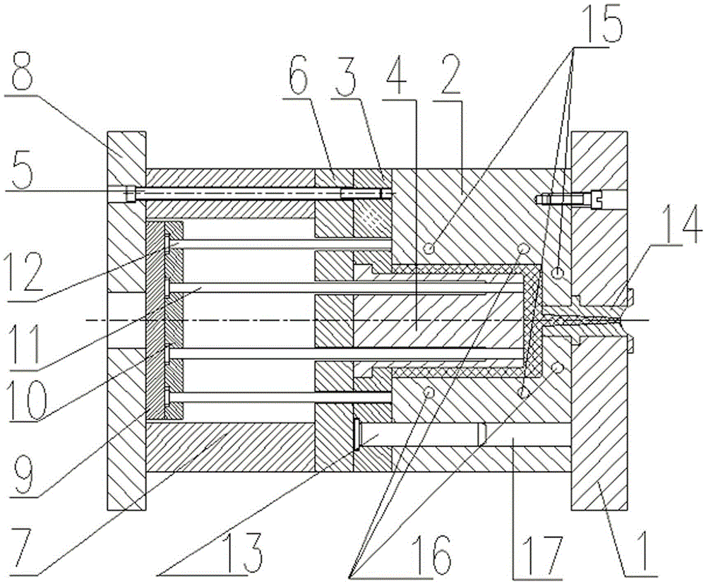 Aluminum alloy injection mold