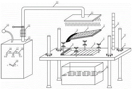 A large-pore pavement drainage capacity test equipment and method for simulating precipitation patterns
