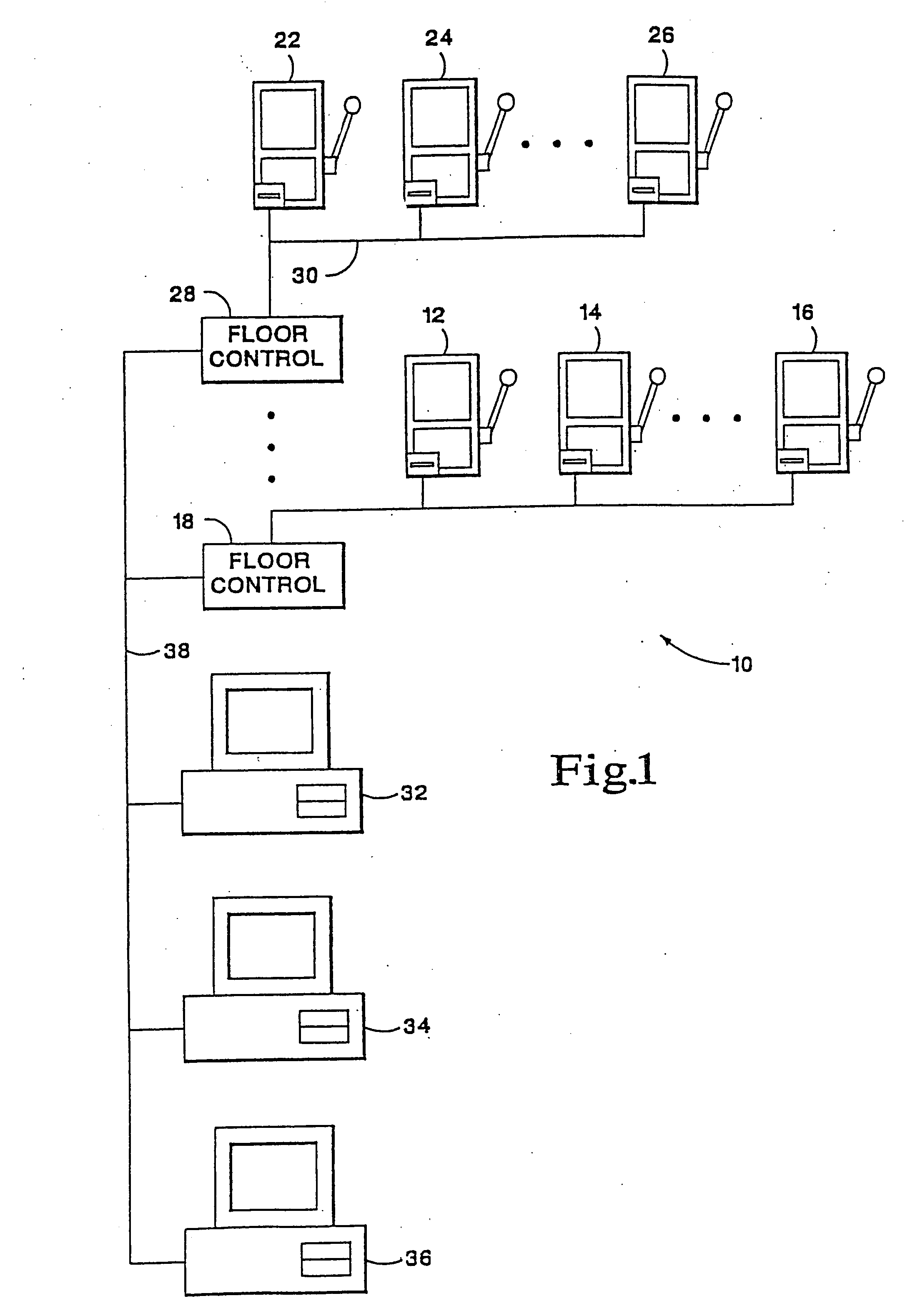 Method for providing incentive to play gaming devices connected by a network to a host computer