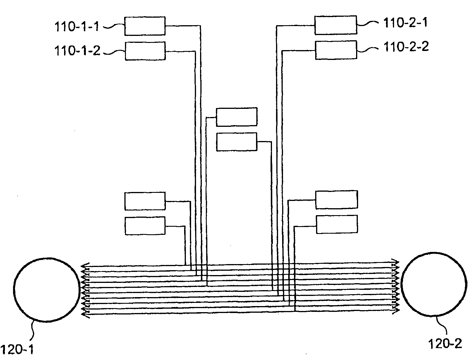 Method and device for monitoring avionics systems connected to a shared medium