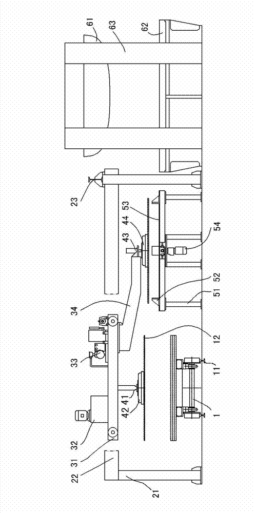 Seal head automatic centering feed device and feed method