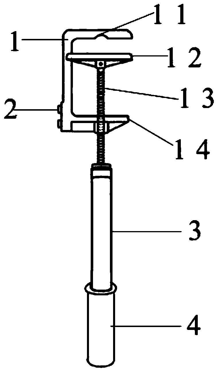 Adjustable high-voltage ground wire operating rod