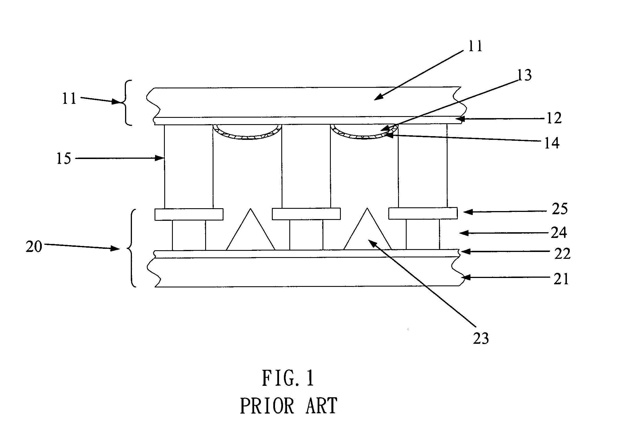 Field emission display with reflection layer