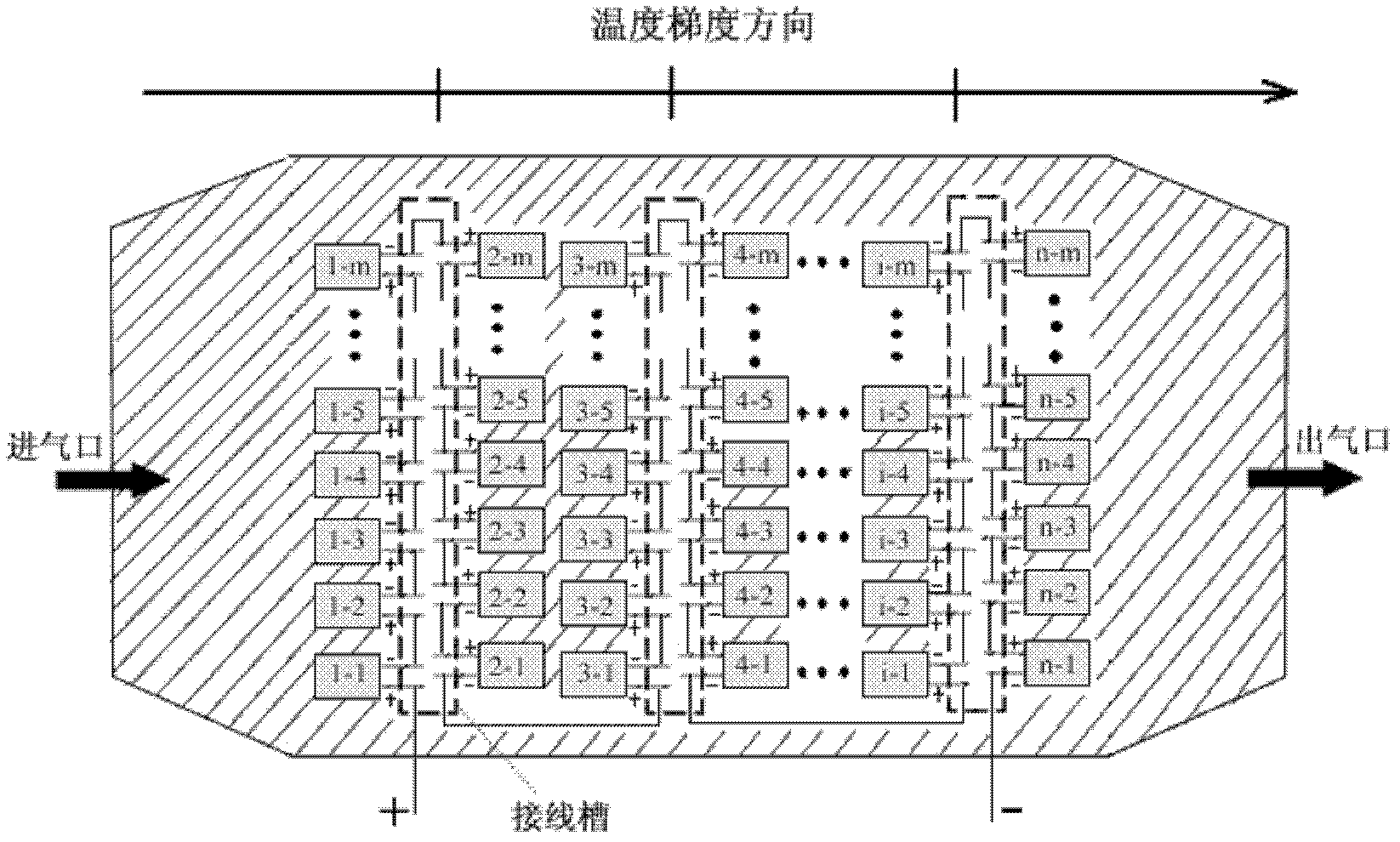 Vehicle exhaust waste heat thermoelectric conversion vehicle power supply system and control method