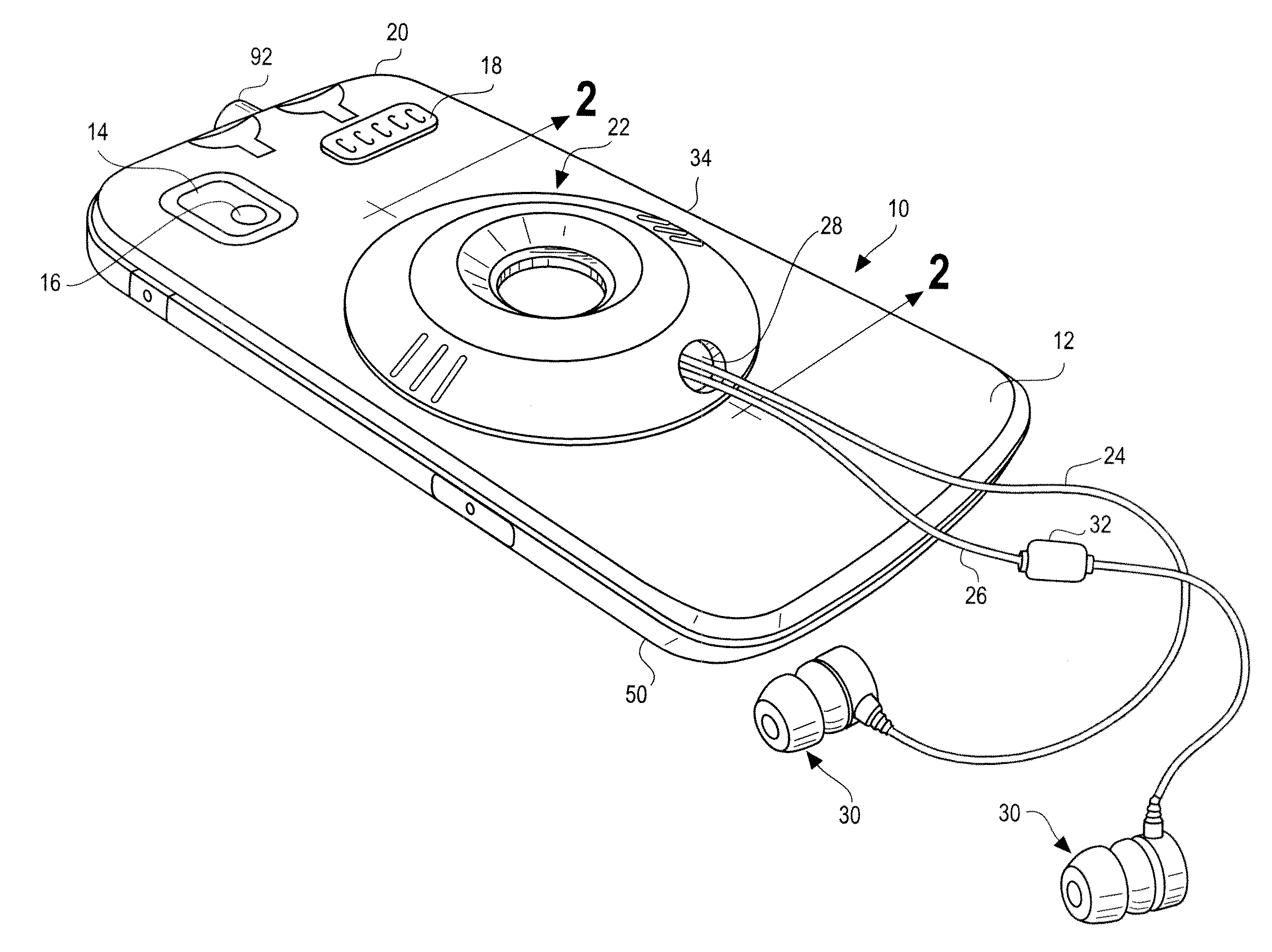 Attachable Extendable and Retractable Earpiece Cable Assembly for Mobile Communication and Sound Devices