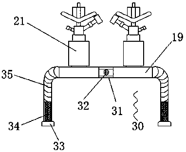 Mobile garden sprinkling machine