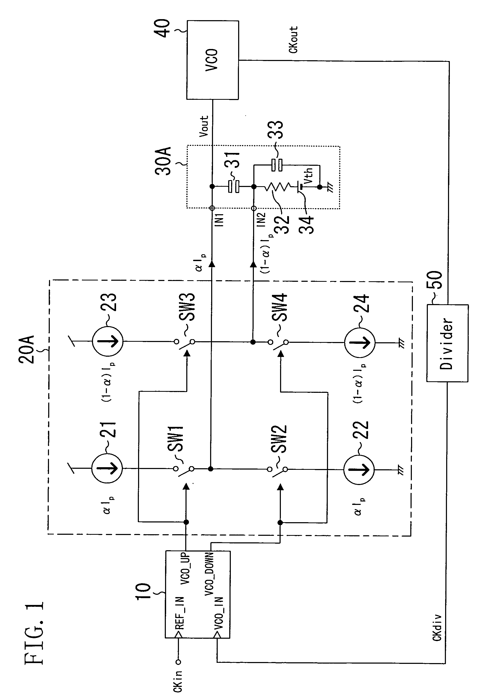 Low-pass filter and feedback system