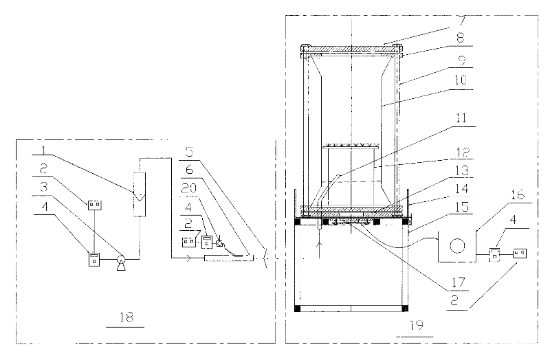 Pressure pulsation ultrasonic atomization culture device and cultural method using same