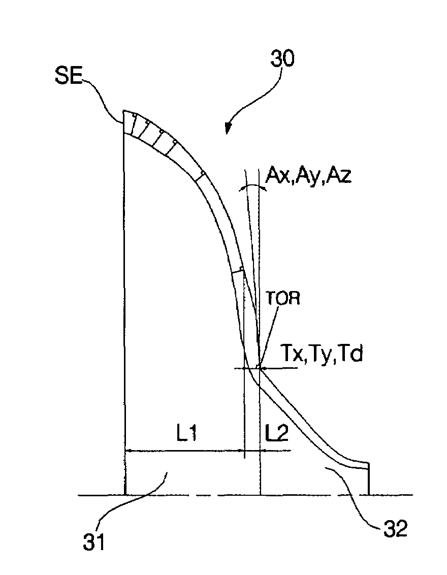 Funnel for slim cathode ray tubes