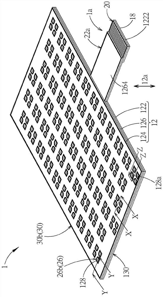 Flexible circuit board connecting end and thin film circuit board