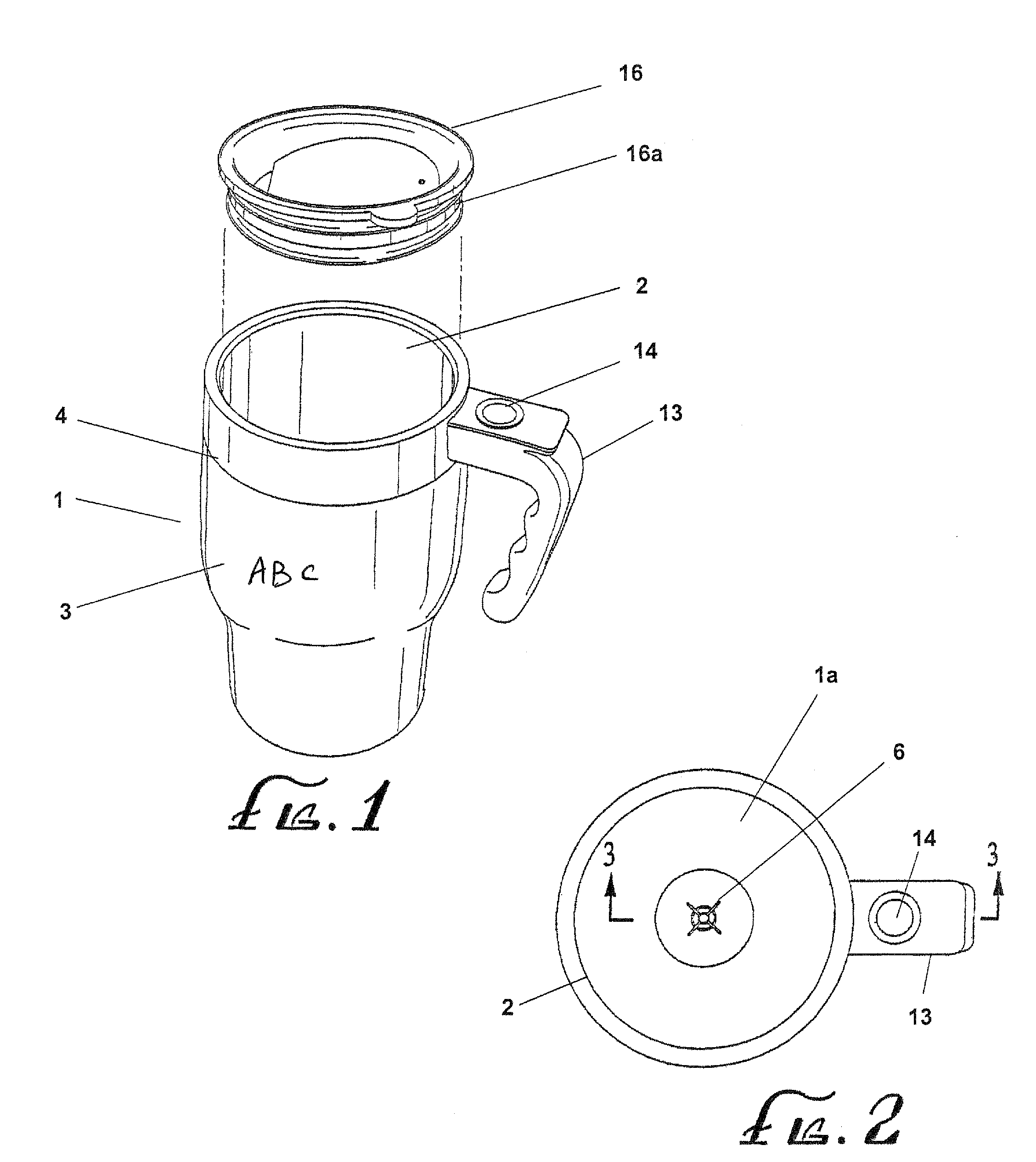 Automatic stirring travel beverage container