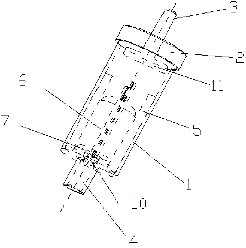 Automatic-exhaust anti-blood-return infusion device and medical infuser thereof
