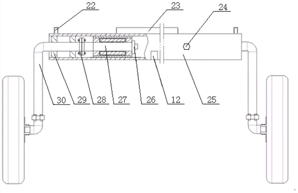 Broad ground clearance adjustable chassis and adjusting method