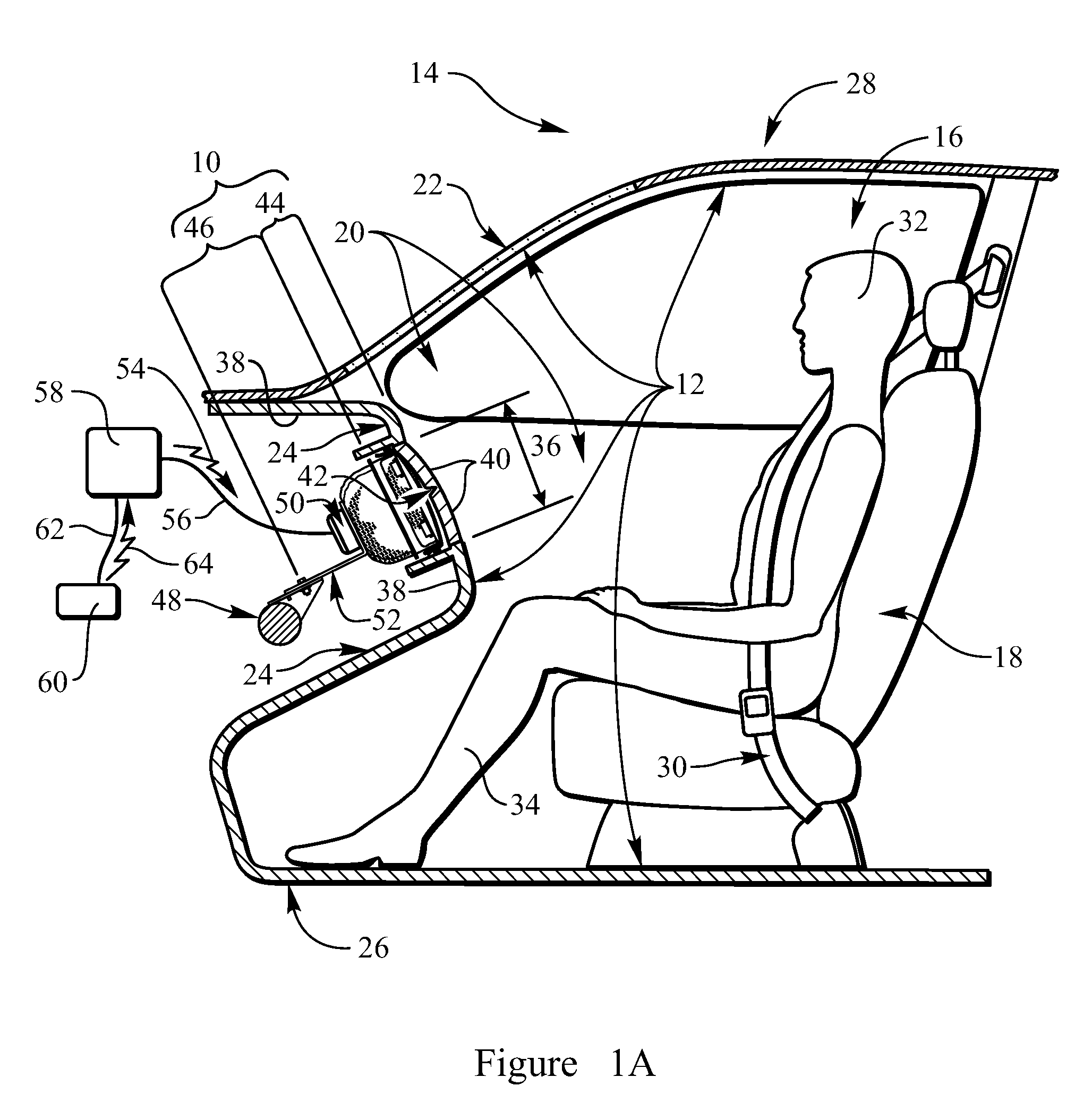 Vehicle airbag module