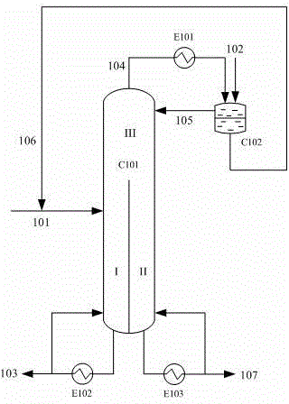 Rectification method for separating ethylene glycol and 1,2-butanediol