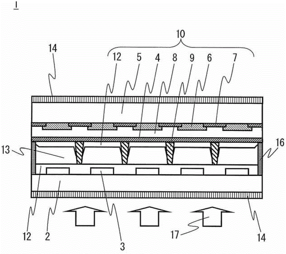 Color filter, liquid crystal display element and method for manufacturing color filter