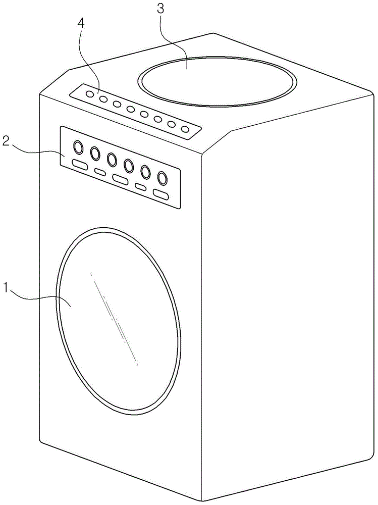 Washing machine with double drums