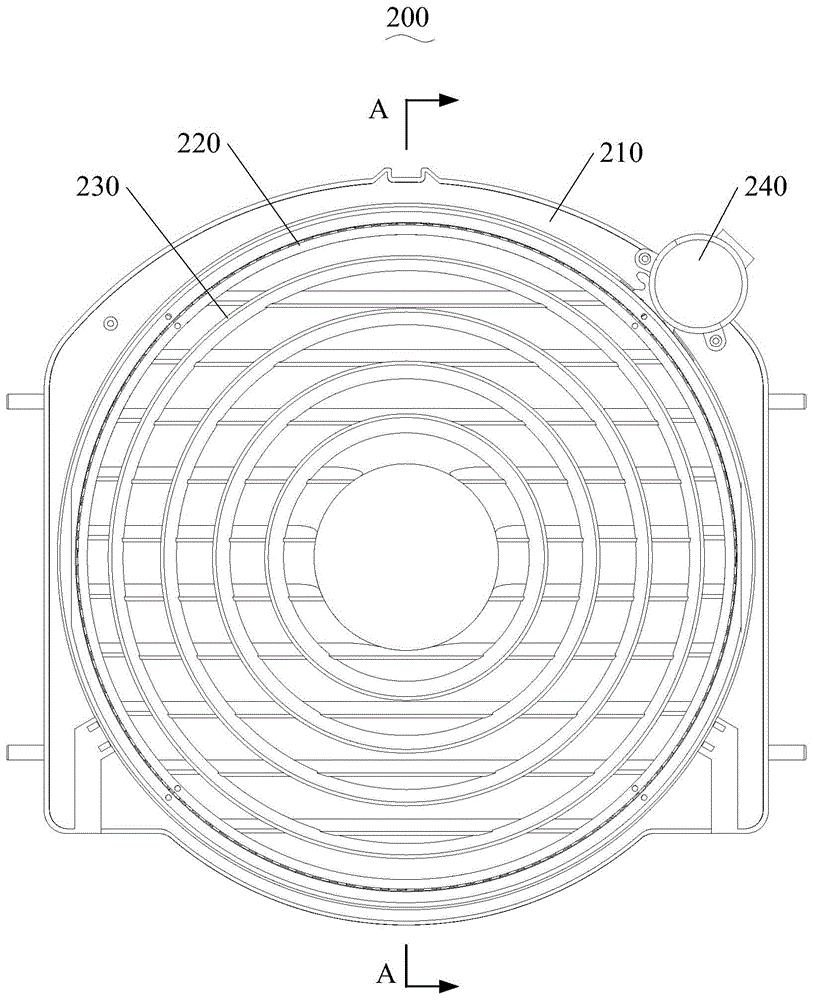 Air guide device and air conditioner indoor unit with same