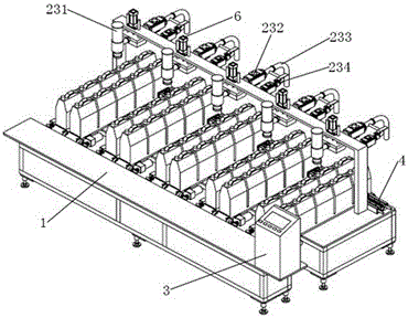 Novel semi-automatic filling machine