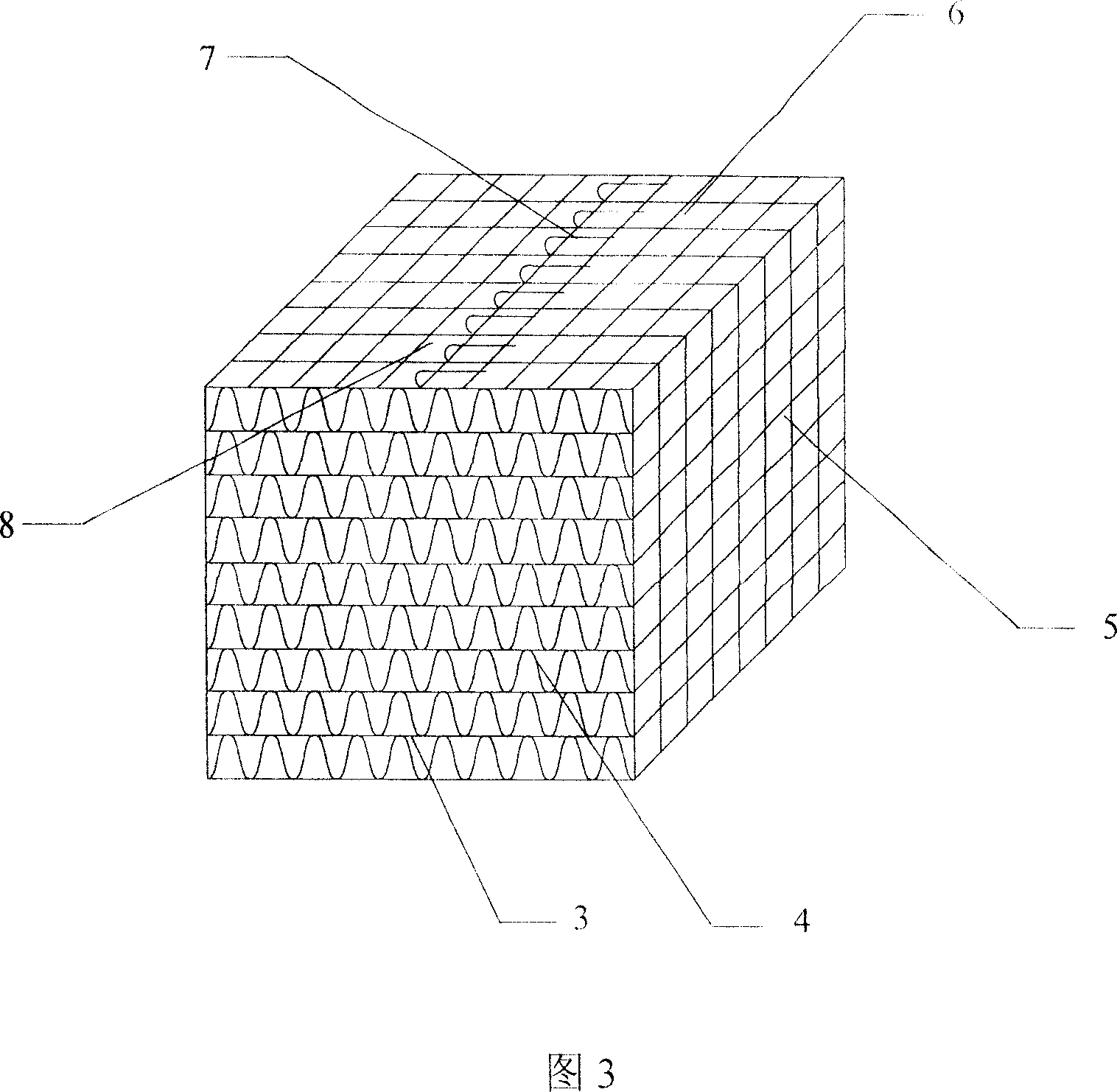 Cellulated wiremesh carrier with alumina coat, and preparation method