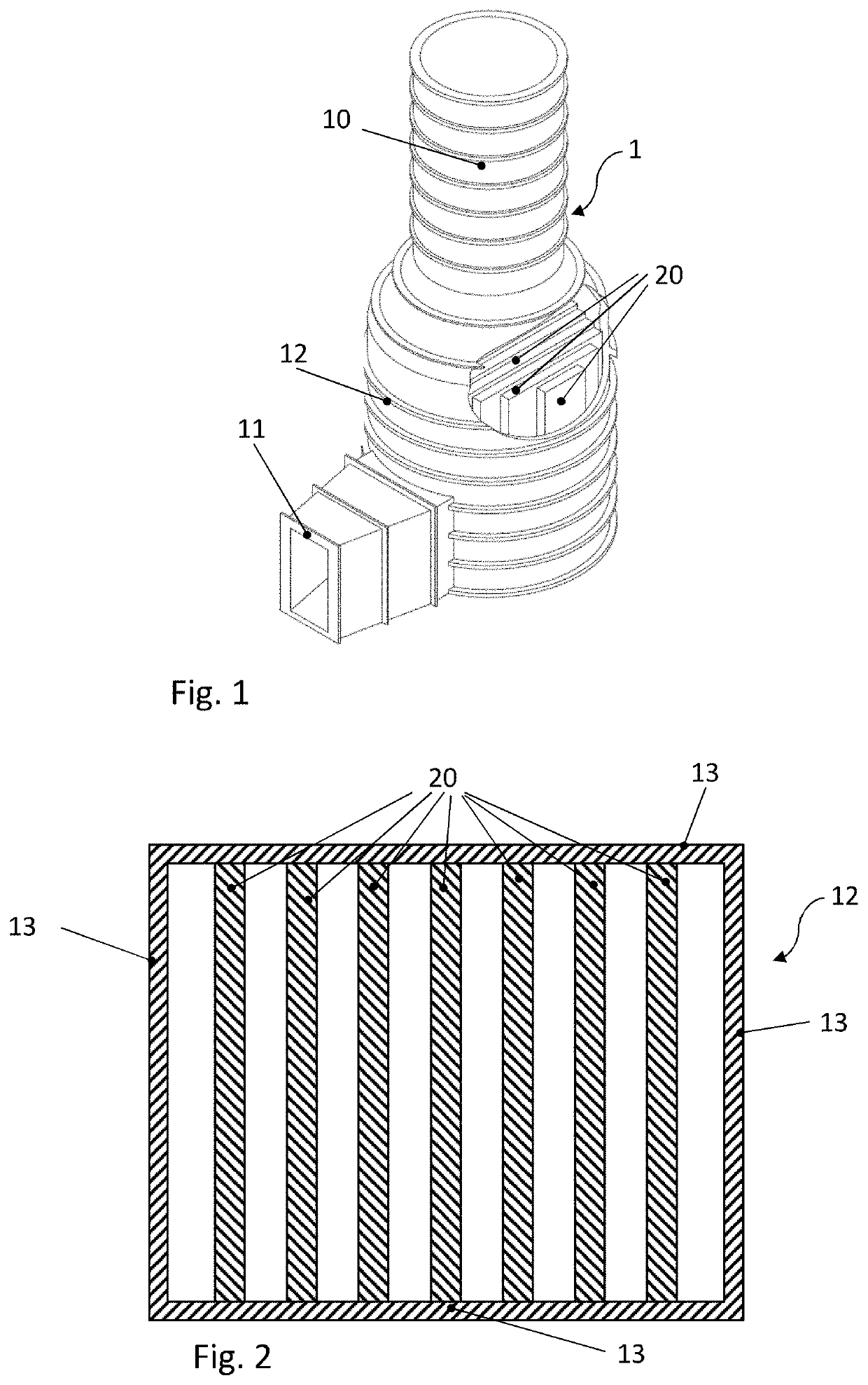 Exhaust duct for a gas turbine engine