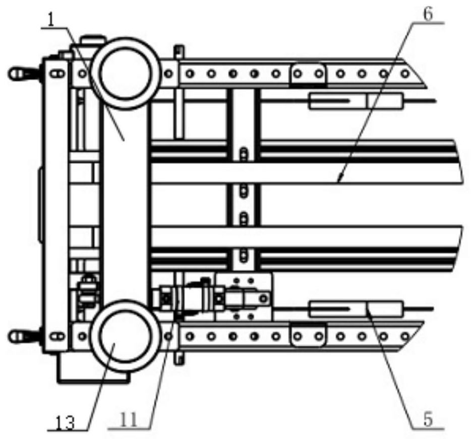 Hanging basket assembly putting mechanism