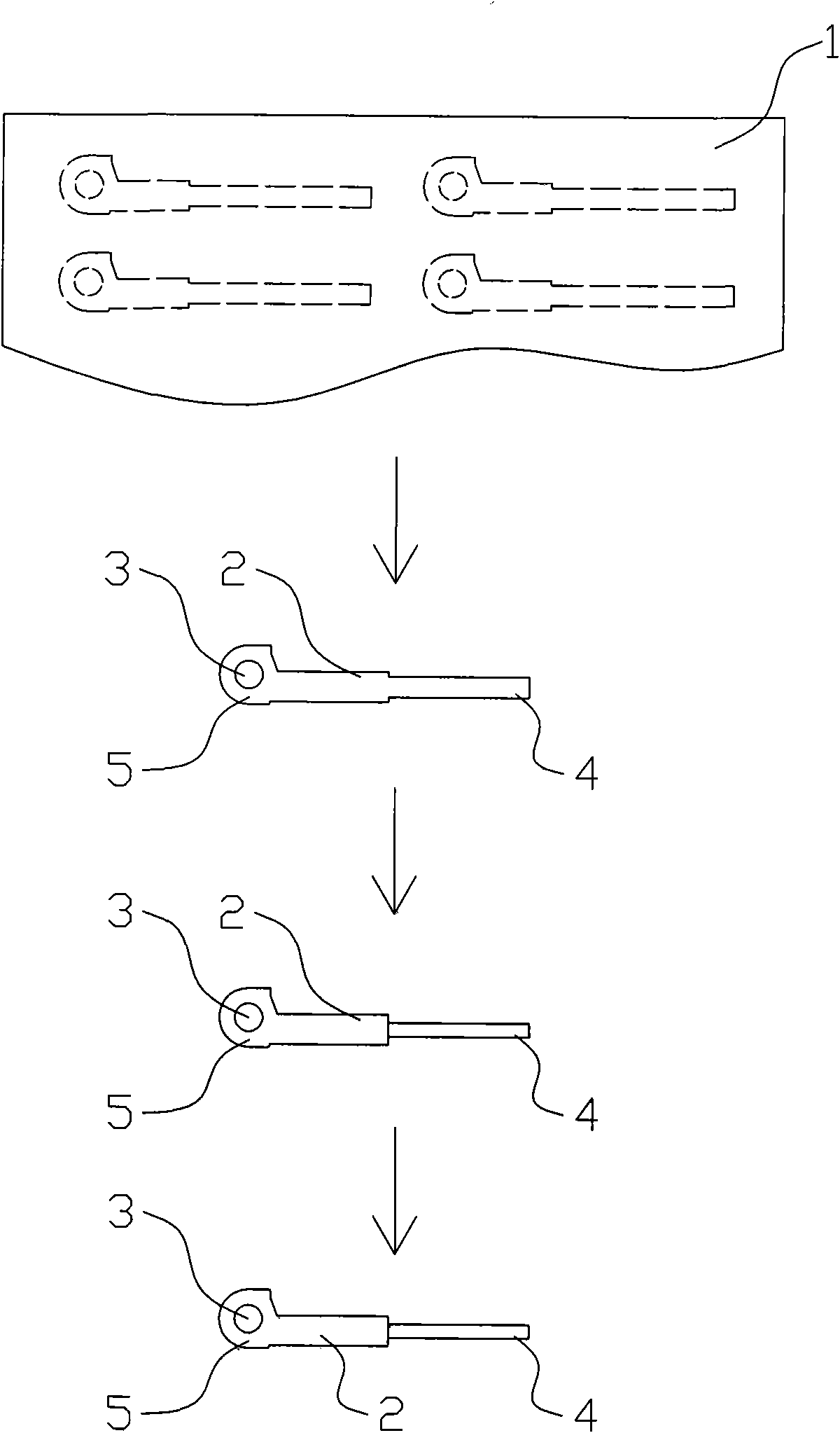 Method for manufacturing hinge shaft