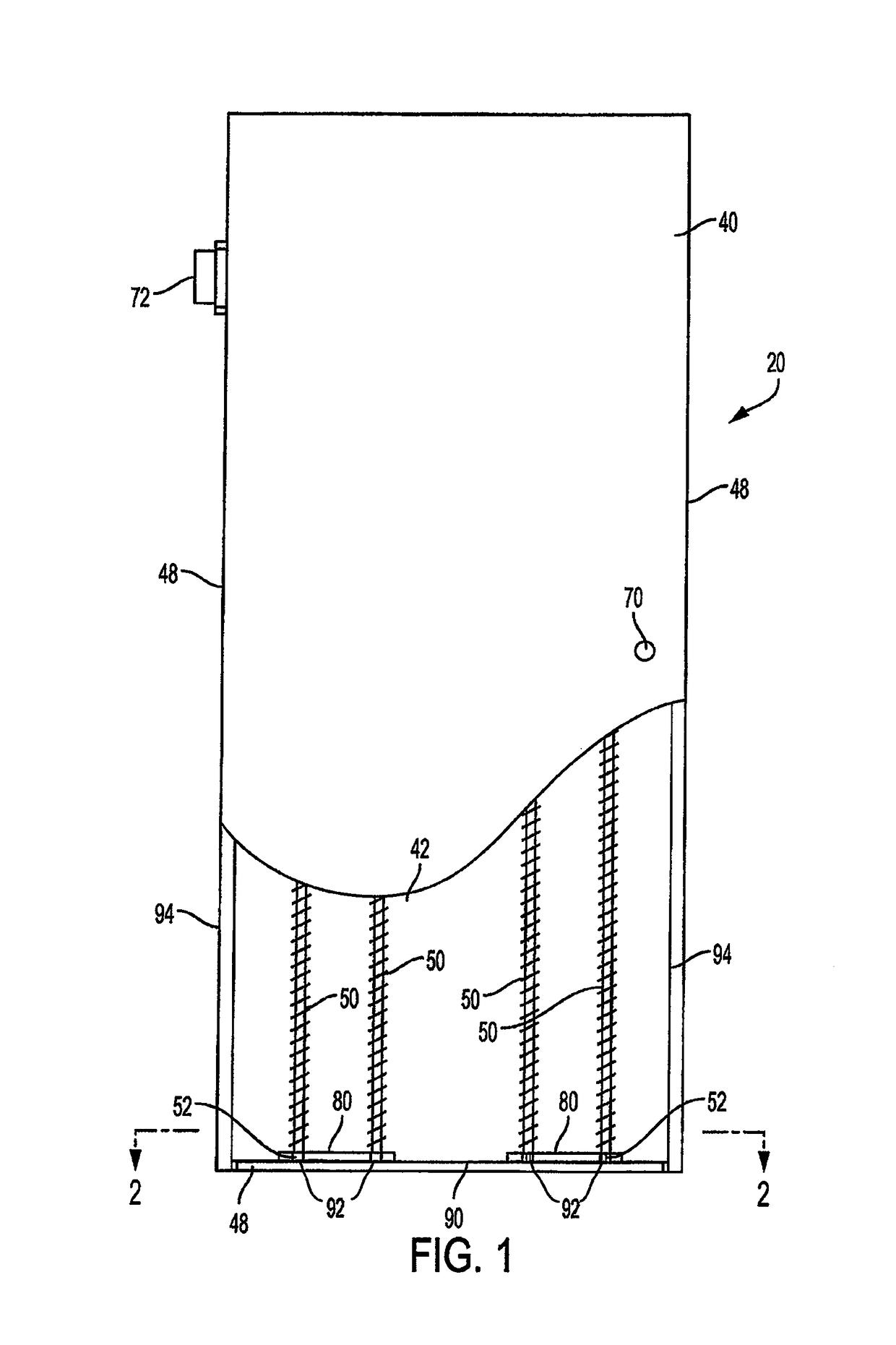 Insulated fiber reinforced door panel and method of making same
