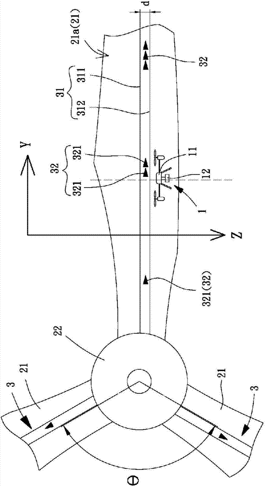 System for inspecting vane of wind turbine and inspecting method thereof