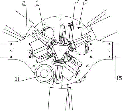Ducted coaxial helicopter control mechanism