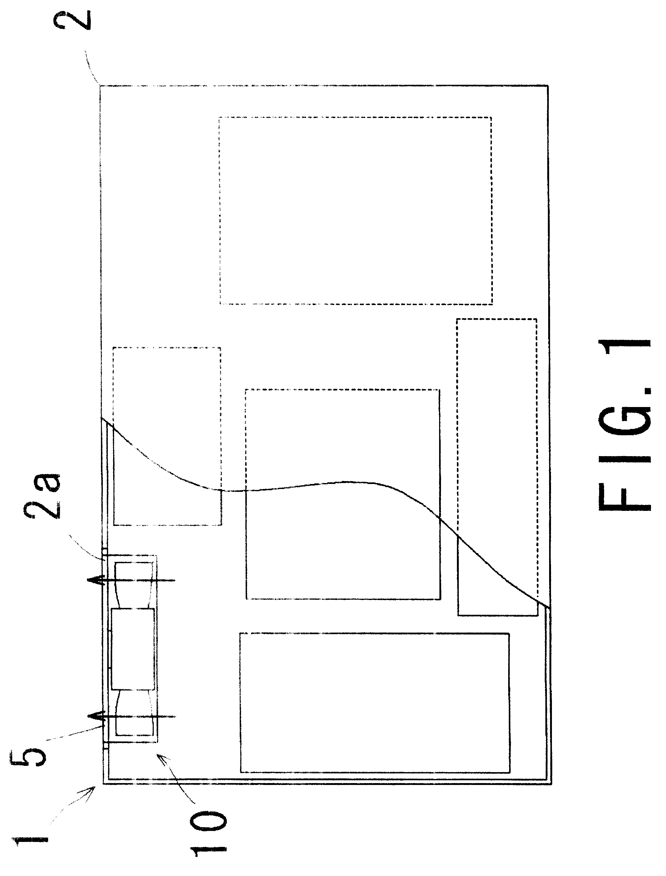 Electric cooling fan and case of electronic or electric device