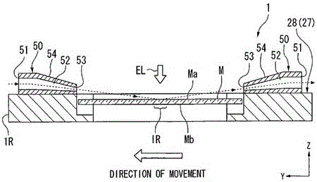 A large mask template surface compensation device for lithography equipment