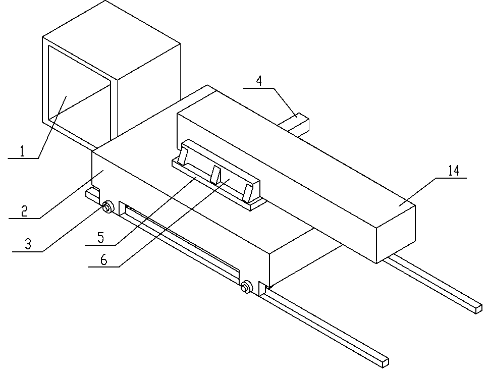 Steel ingot transfer trolley