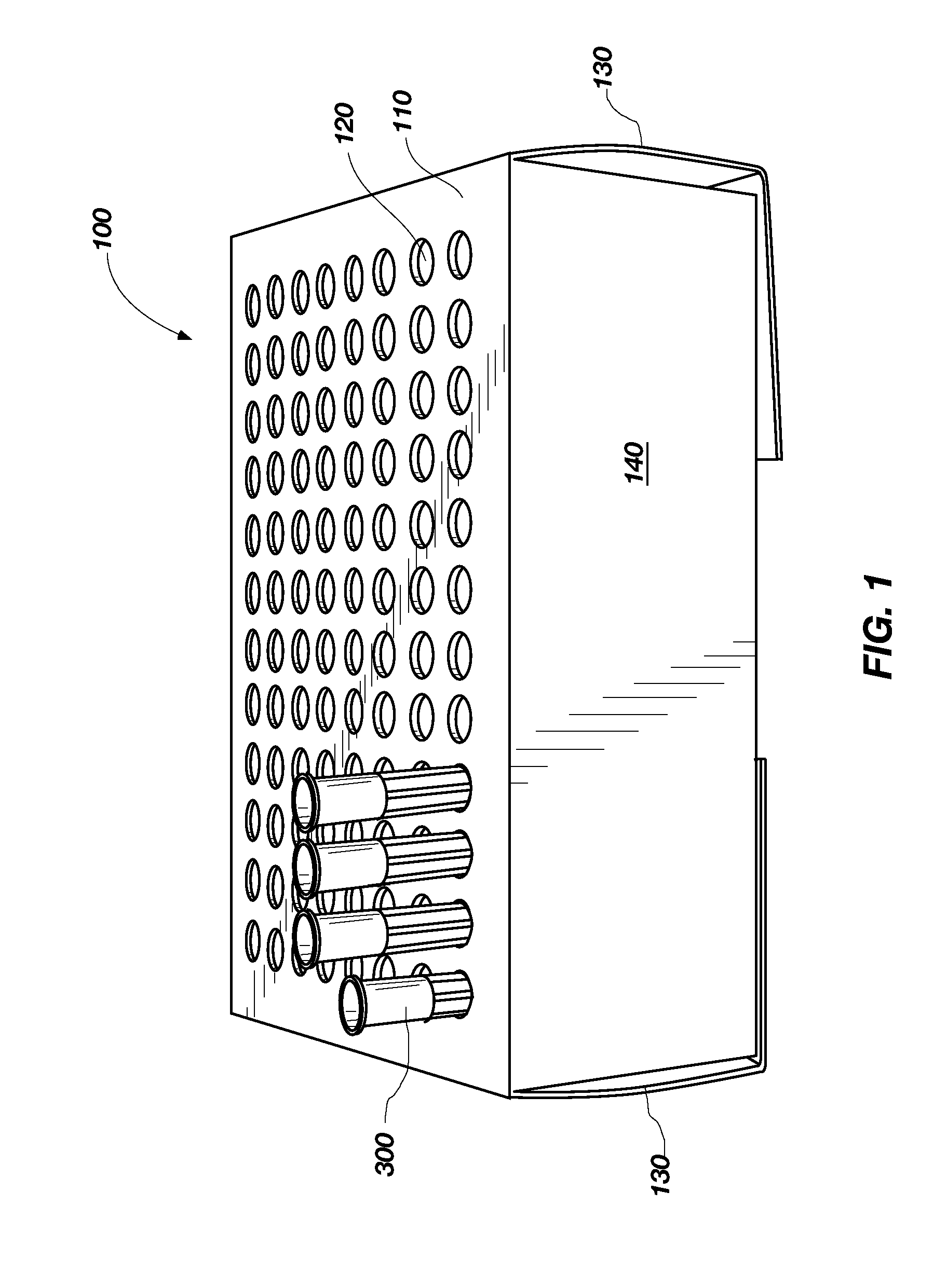 Pipette tip rack and associated methods