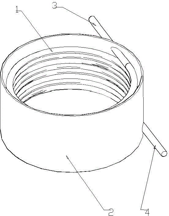 Spiral wire stretching and retracting temperature-driving method and application thereof