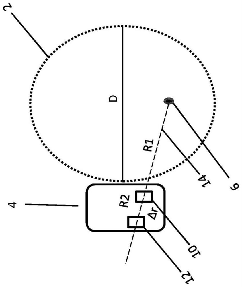 Method for determining distance between ears of wearer of sound generating object and ear-worn sound generating object