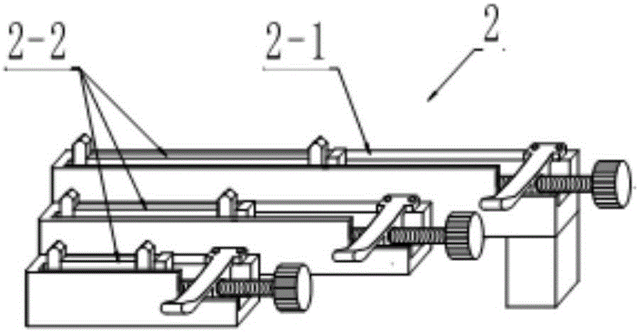 Vernier caliper internal measuring claw reading accuracy detection fixture and detection method