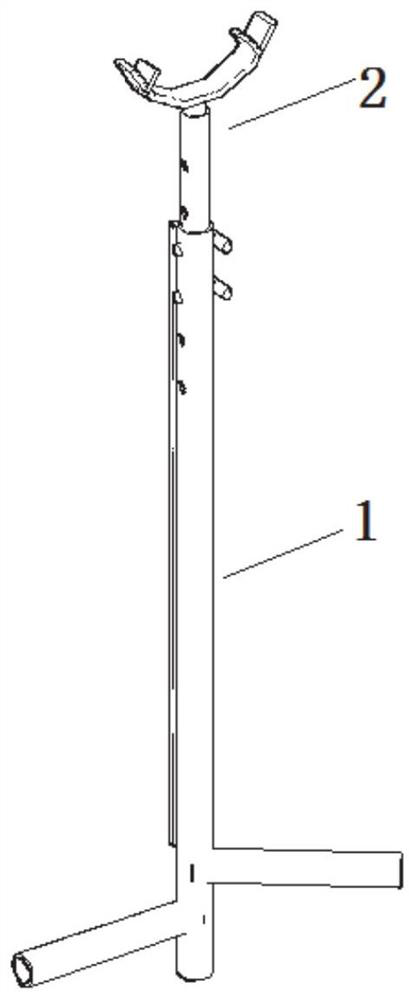 Device for fixing handheld chain saw