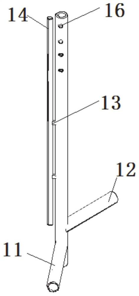 Device for fixing handheld chain saw