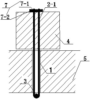 Returnable dual rib type cantilever steel beam fixing device and construction method thereof