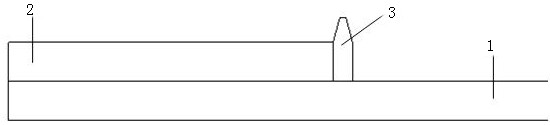 Method for separating fair-faced concrete with different surfaces