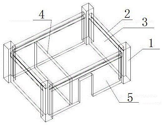 Integral assembling type building system and installing method
