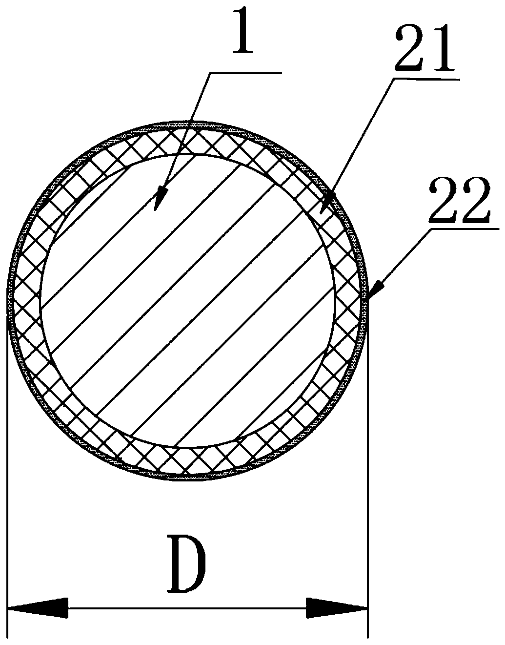 Contrast guide wire and preparation method thereof