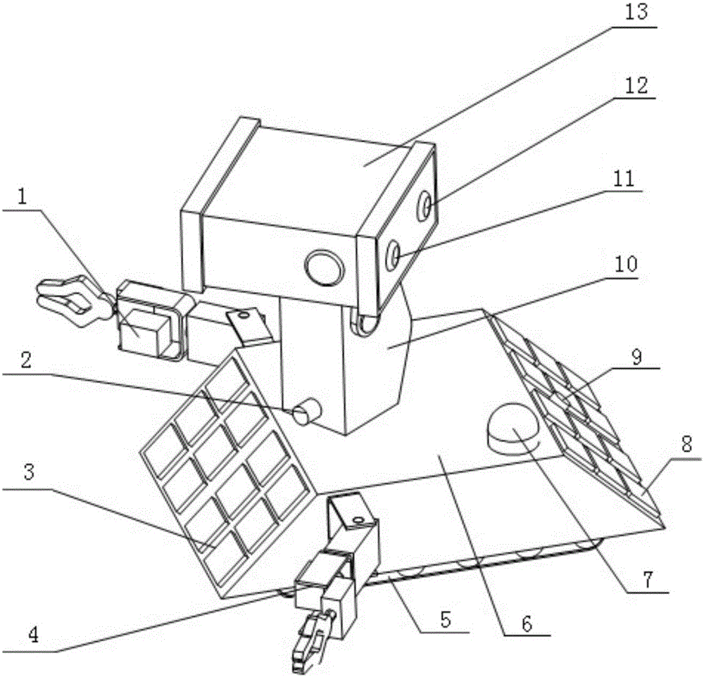 Transformer substation intelligent patrol robot with mechanical arms and patrol method thereof