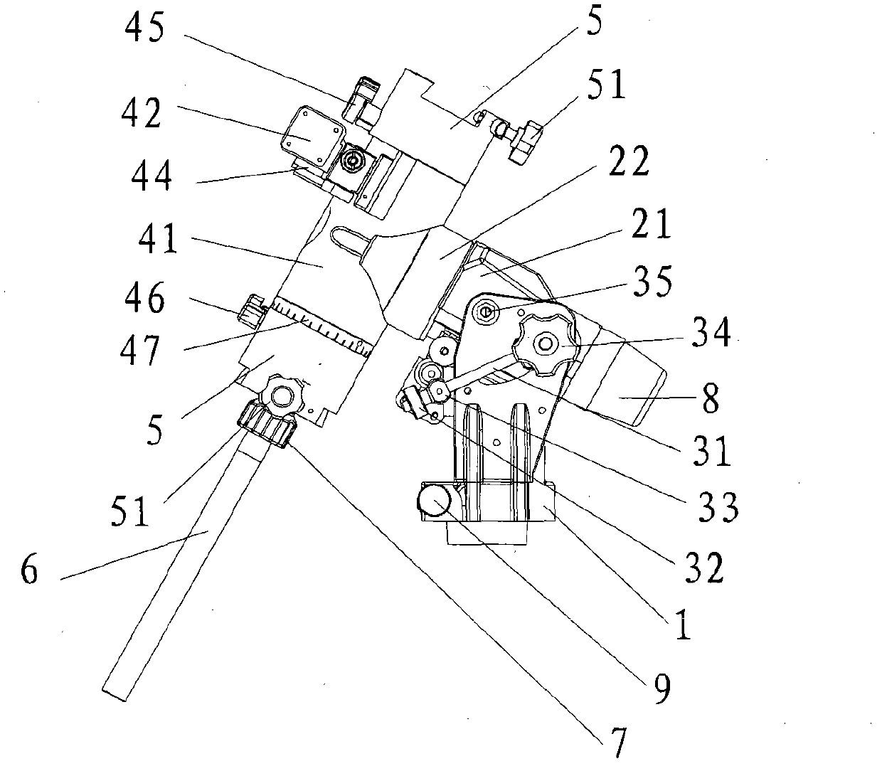 Equatorial telescope theodolite composite bracket