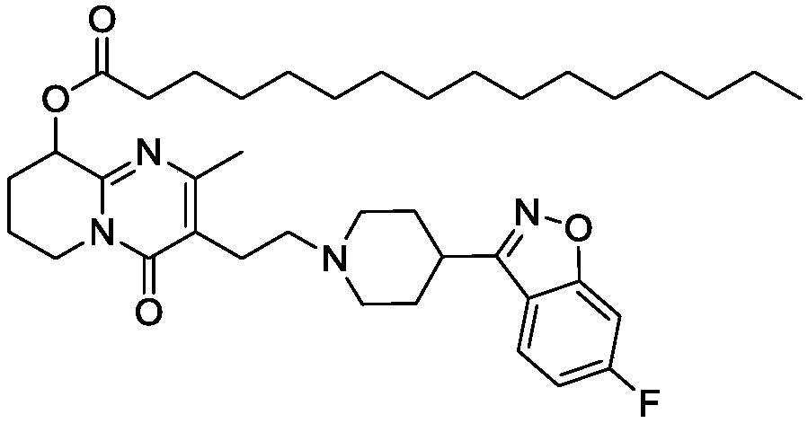 Preparation method of palmitic acid paliperidone intermediate