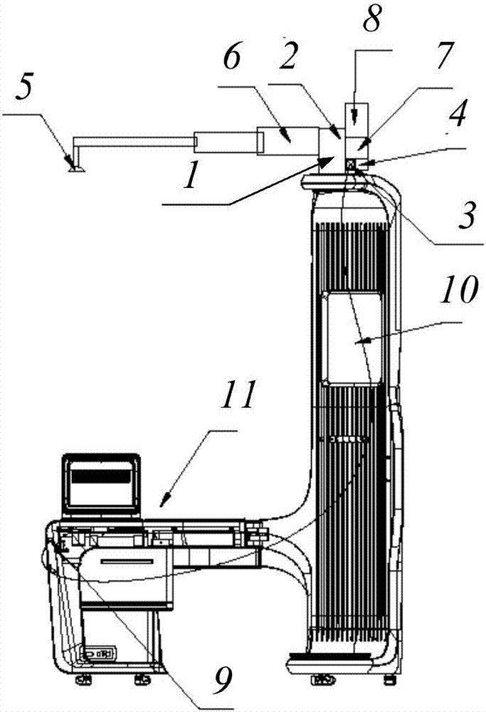 Automatic disinfectant spraying device
