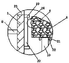 Cleaning machine for cleaning bean sprouts