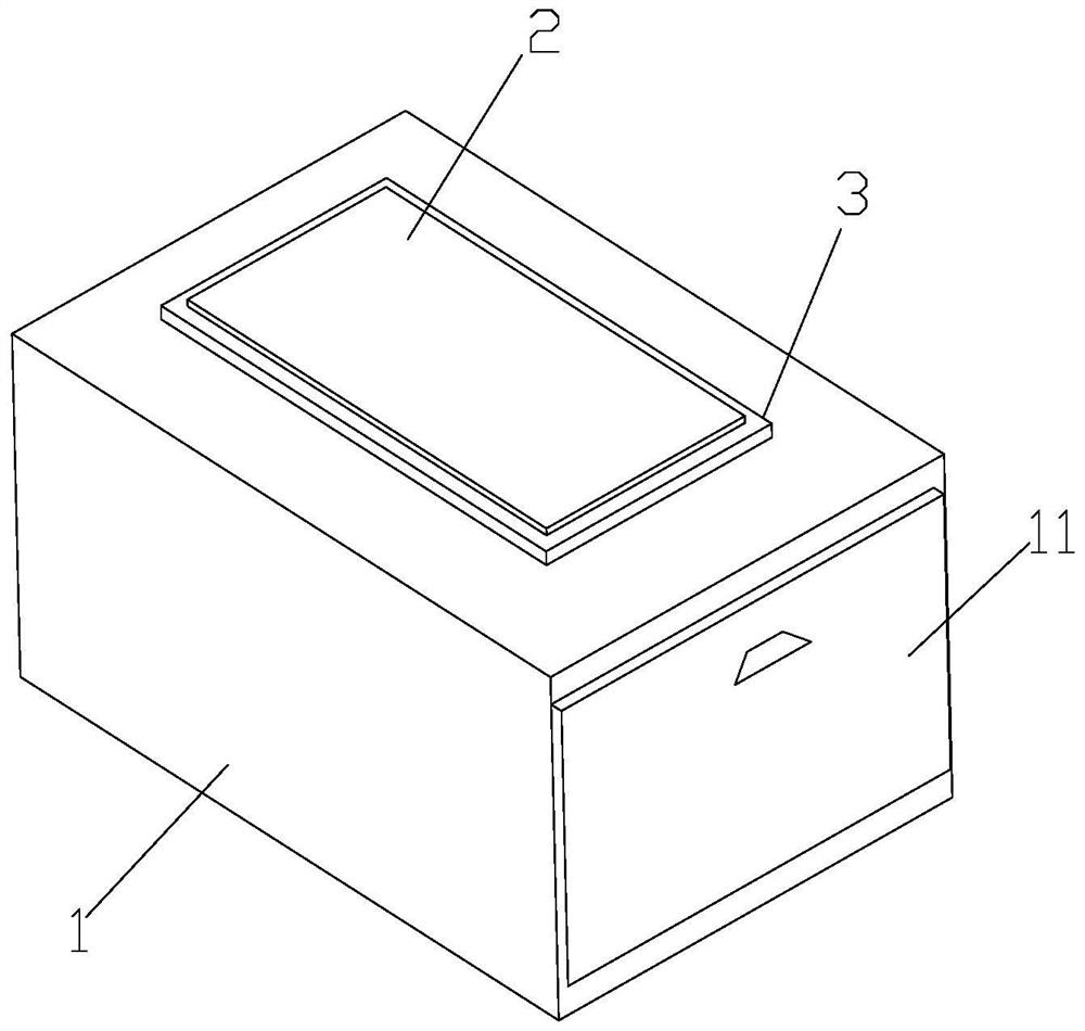 Packaging box capable of playing video