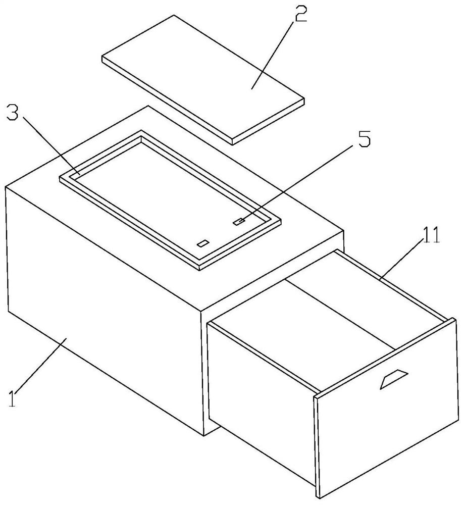 Packaging box capable of playing video